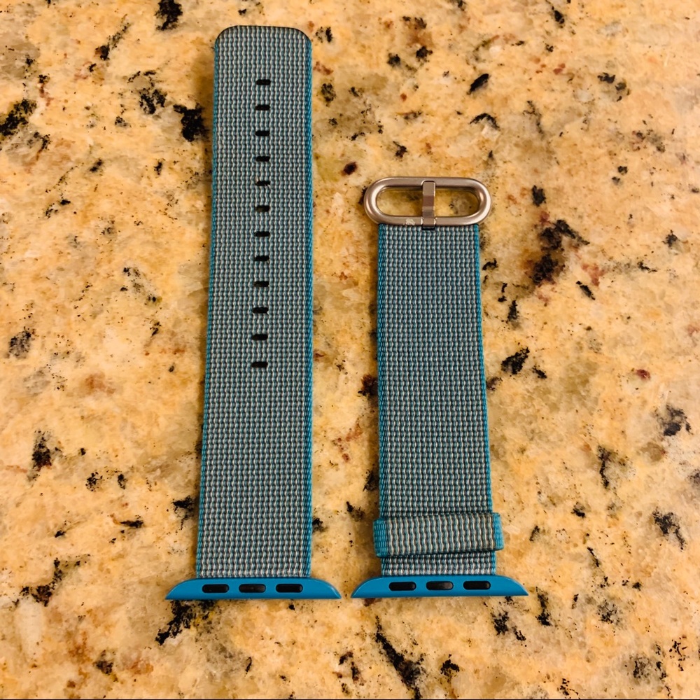 42mm authentic scuba blue Apple Watch band